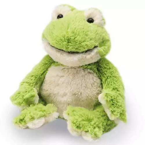 Warmies Micro-Ondable Vert Grenouille Doux Parfumé Toy Intelex Cadeau