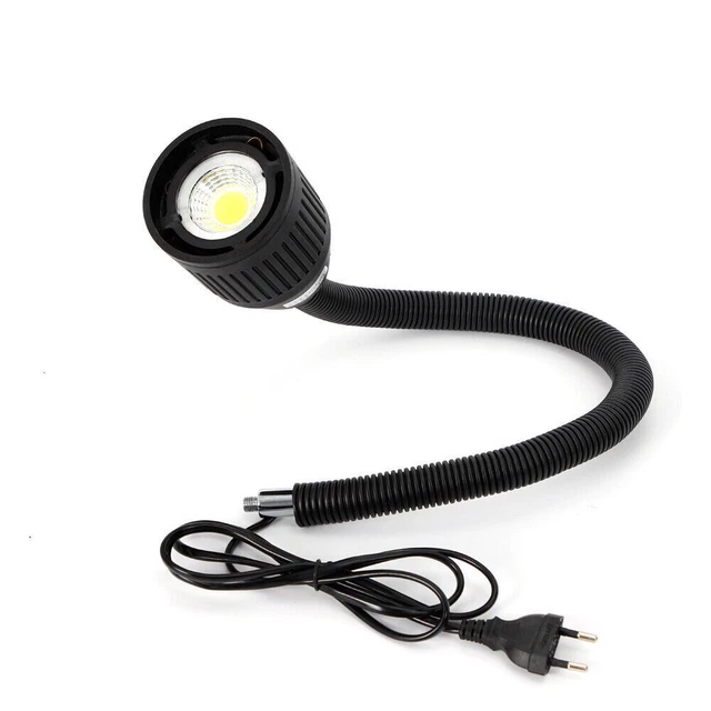 LED Lamp Work Light Magnetic Base Flexible Arm Light For CNC Milling Machine 5W