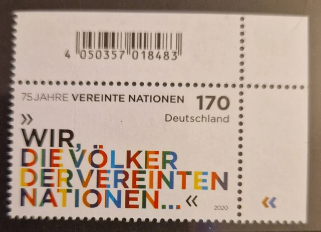 BRD -  MiNr. 3549 - 75 Jahre Vereinte Nationen- postfrisch