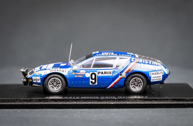 S5494 - Spark Renault Alpine A310 #11 Rally Montecarlo 1975 A.Warmbold J.Davenport Light Blue S5494 ( - Auto Rally S5494 - Spark Renault Alpine A310 #11 Rally Montecarlo 1975 A.Warmbold J.Davenport Light Blue S5494 ( - Auto Rally