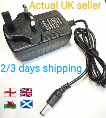 Per giradischi CROSLEY CRUISER Lettore Alimentatore adattatore spina 9V AC DC UK 