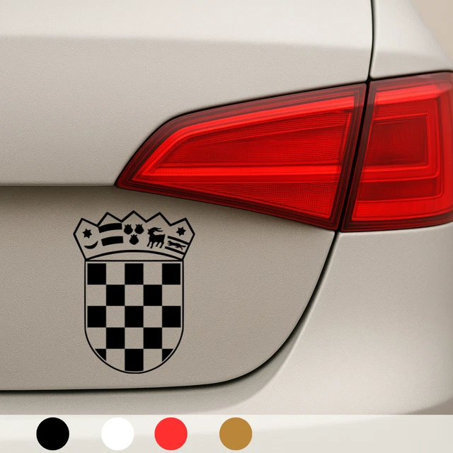 2X KROATIEN HRVATSKA Croatia Aufkleber 10x13cm Auto Laptop Sticker