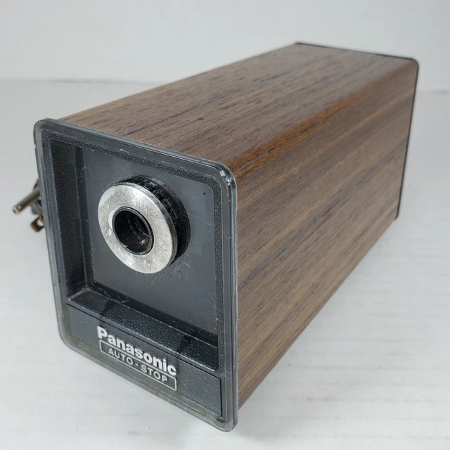 Vintage Panasonic KP-77N Electric Auto Stop Pencil Sharpener Made in Japan