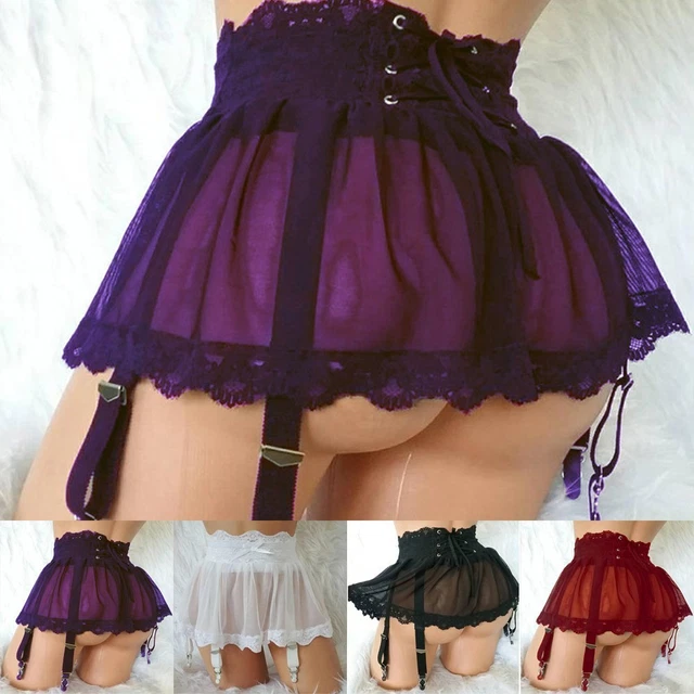 Femmes Ladie Mini Jupe Taille Haute A-Ligne Patineuse Plissée Jupes