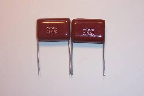 CBB Capacitor 630V 0.1uF (104K) 100nF – Metallized Polyester Film, Radial PCB Mount, P=15mm