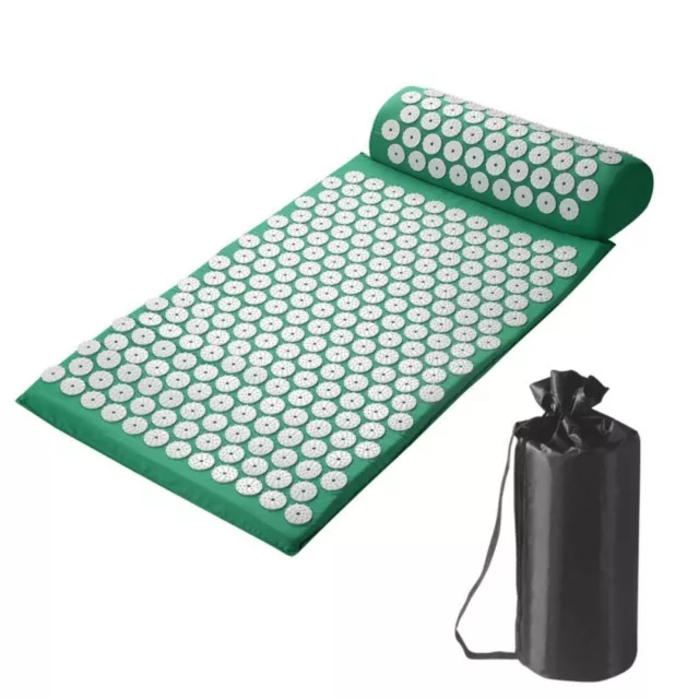 Non-Slip Yoga Acupressure Mat Pillow Set Acupressure Yoga Mat  Pilates