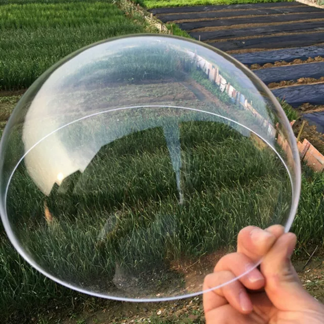 Diameter 100-300mm Acrylic PMMA Clear Dome Shape Rimless Dust Cover Select Size