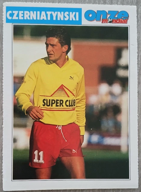 FICHE FOOTBALL ONZE Mondial 1999 Alessandro Del Piero Italie Juventus