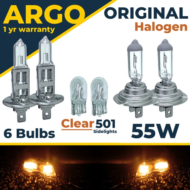 FITS FIAT DUCATO Van Halogen 55w Original Side Light Headlight Bulbs
