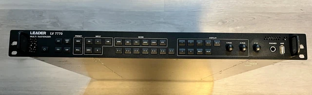 Leader Lv7770 Multi Sdi Rasterizer - Loudness And Audio Card Upgrades