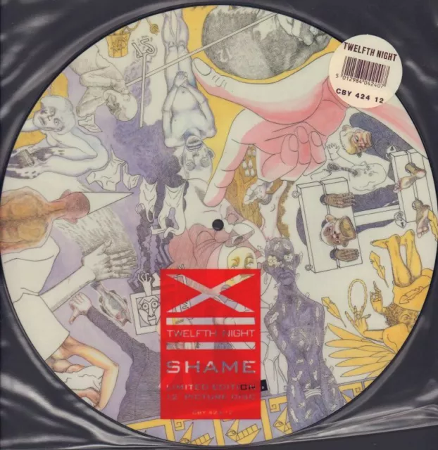 Twelfth Night(12" Vinyl Picture Disc)Shame-Virgin-CBY 424-12-UK-1986-Ex/Ex