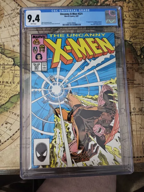 X-Men 221 1st Appearance Of Mr. Sinister CGC 9.4 Marvel 1987.
