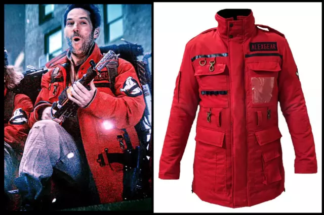 Ghostbusters Frozen Empire Giacca Rossa Paul Rudd