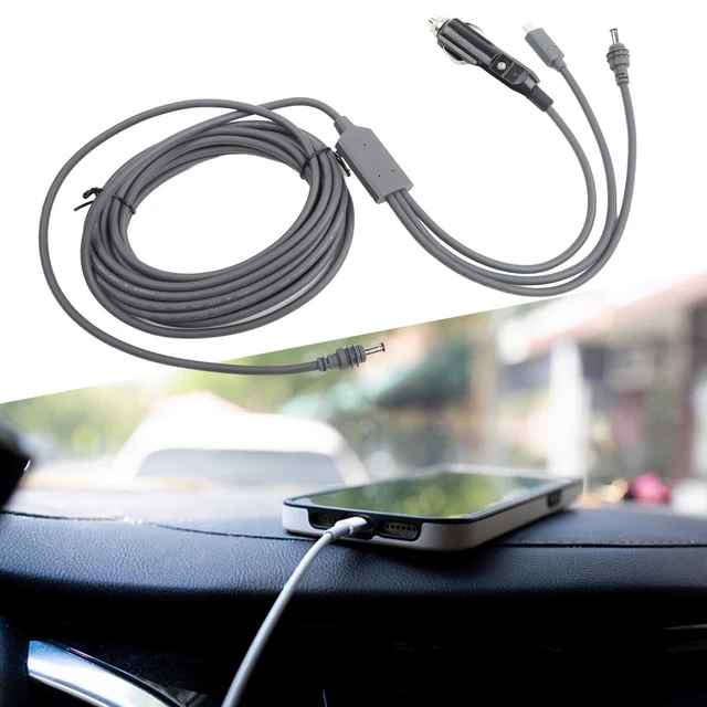 Rallonge Alimentation CC 14 AWG 2 M Pour Starlink Mini - Câble Gainé Robuste -50°C à + Température Élevée - Solution Câblage Custom