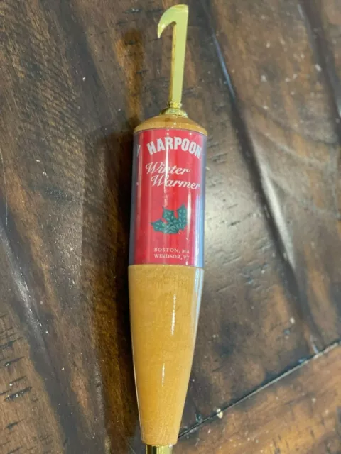 Harpoon Brewing "Winter Warmer" Tap Handle