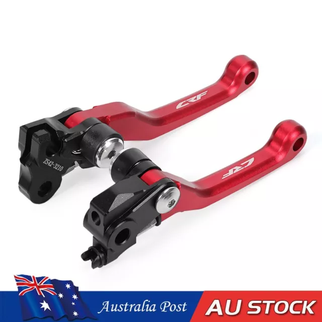 CRF Pivot Brake Clutch Lever Red For HONDA CRF250R CRF450R 2007-2020 250R 450R