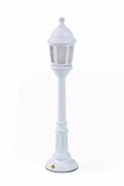 Lampada da tavolo - Seletti Street Lamp Bianco - Resina design Studio Job
