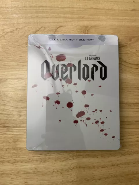 Overlord - Steelbook (4K UHD, Blu-ray, 2019, Italian Import) Rare - New Sealed