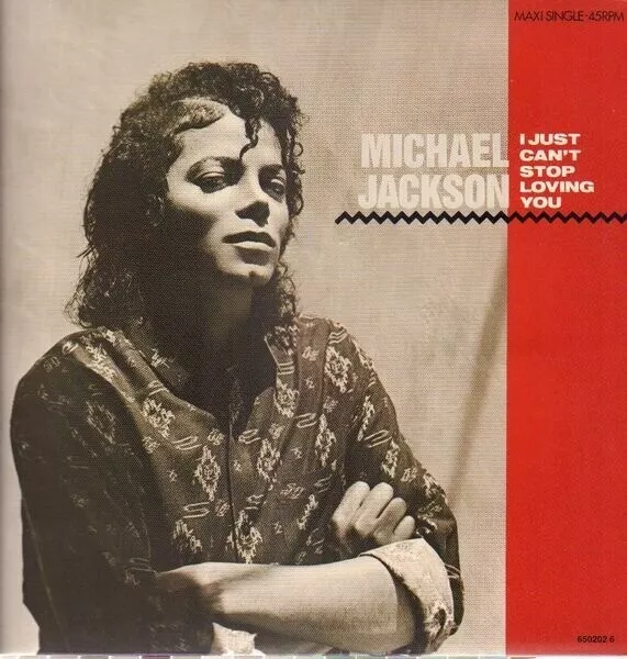 Michael Jackson I Just Cant Stop Loving You Epic Vinyl LP