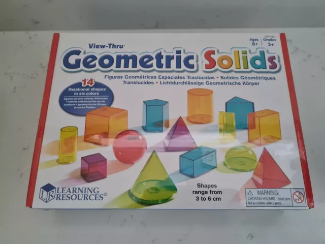 Learning Resources Ansicht durch farbenfrohe geometrische Formen neu versiegelt