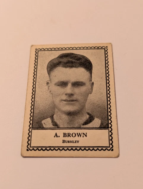 BARRATT & CO 1947/1948 Famous Footballers Non Descriptive A Brown ...