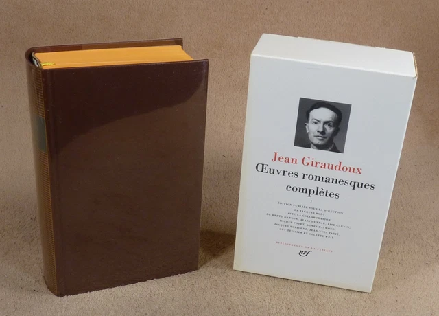 Jean Giraudoux pléiade LA PLEIADE: JEAN Giraudoux - Complete Novels 2 / 1993 $71.97