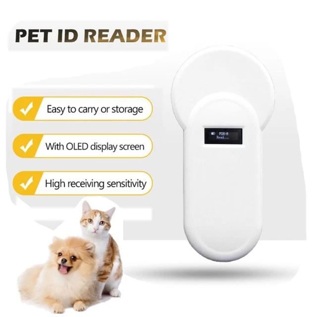 animali domestici Scanner microchip per animali domestici Identificacion RFID