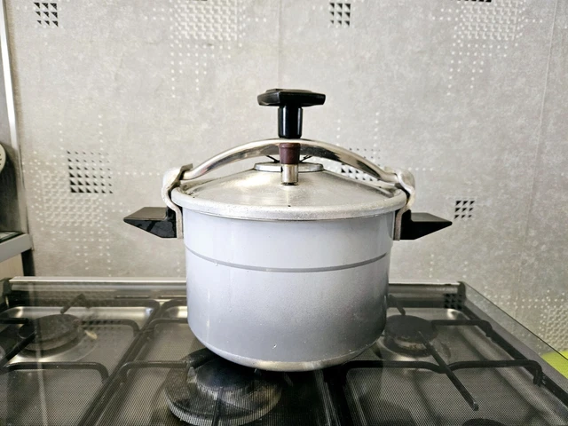 Cocotte-minute SEB 8L Ancienne, Made In France, Avec Panier Vapeur, Pour Gaz