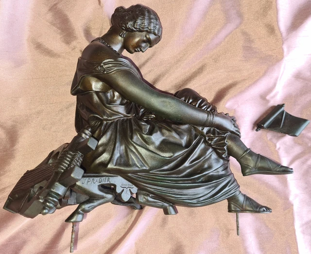 James PRADIER 1790-1856 Sculpture bronze " SAPPHO " Sapho - Fondeur SUSSE Frères