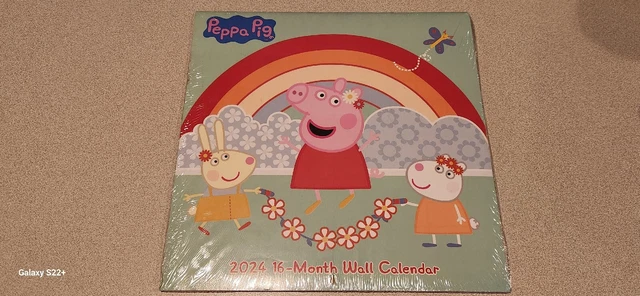 PEPPA PIG WALL Calendar 2022 16 Month Wall Calendar Hasbro New Sealed
