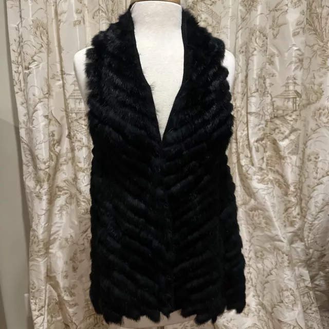 Rabbit Fur Vest, Women,  Size Small, Saga Style