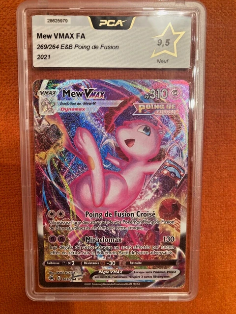 Carte Pokémon Mew Vmax 269/264 PCA 9,5 NEUF
