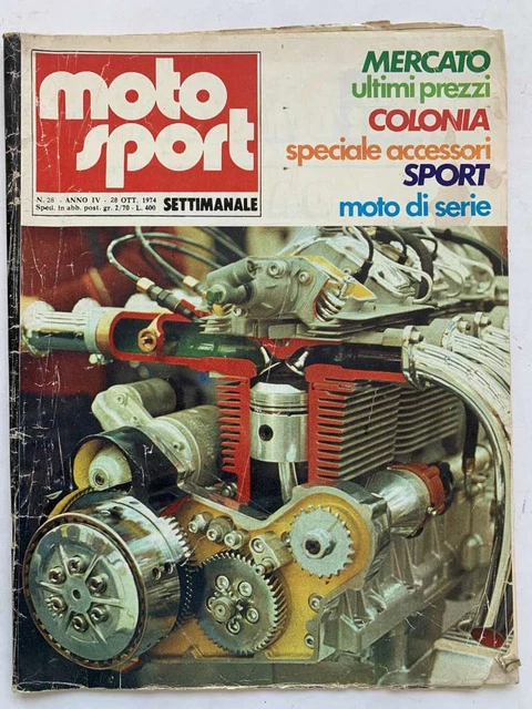 Moto Sport 28 Ottobre 1974 Maico 400 Kawasaki 400