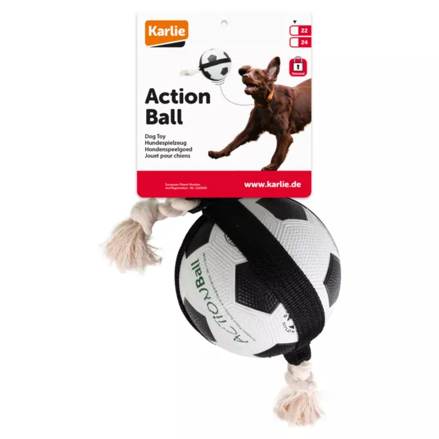 Karlie Hundespielzeug Actionball-Fußball, diverse Größen, NEU