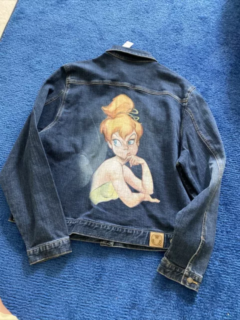 Disney Store Studio Collection Women’s XL Tinkerbell Tink Jean Jacket NWT 2