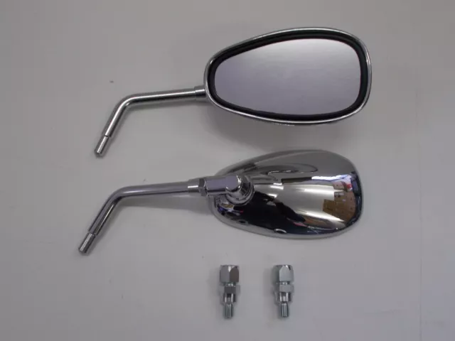 COPPIA SPECCHIETTI RETROVISORI CROMATI E431 MOTO GUZZI Breva 1100 2007 2008