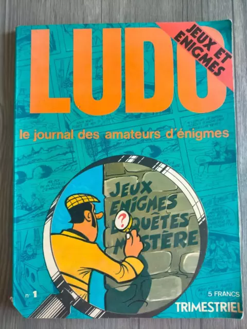 bd  souple LUDO jeux et énigmes  n° 1 le journal des amateurs VAILLANT EO 1973
