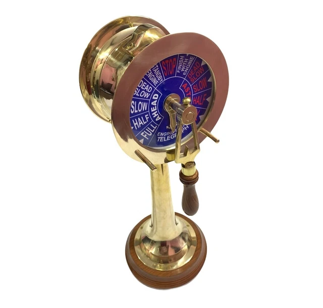14 inch Nautical Maritime Brass Ship's Engine Order Telegraph Decorative Collect
