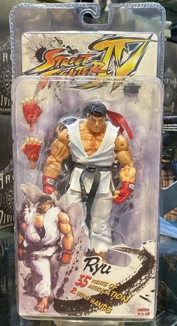 Figurine Street Fighter Ryu Resaurus - NEUF Sous Blister - Vintage Rare