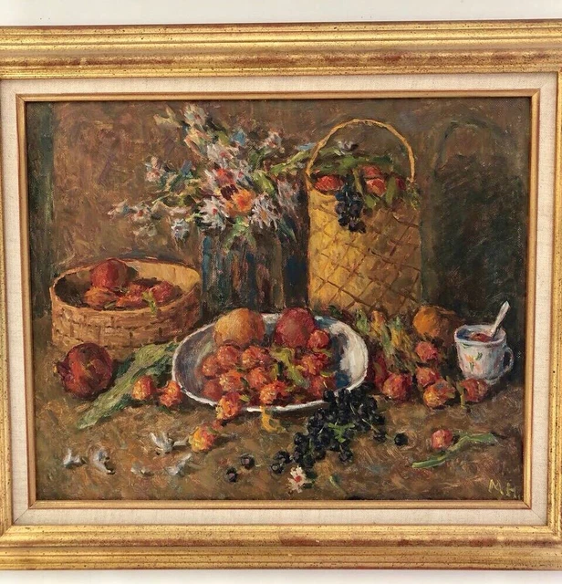 Huile sur toile Paysan au champ  Peintre Russe signé et