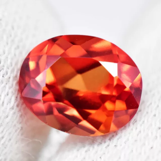Natural King Padparadscha Sapphire 3.25Ct Oval Cut Certified Marvellous Gemstone 2