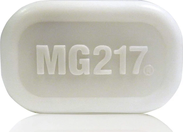 MG217 Psoriasis Dead Sea Exfoliating Bar Soap - Dead Sea Salt, Mud, Aloe Vera, E