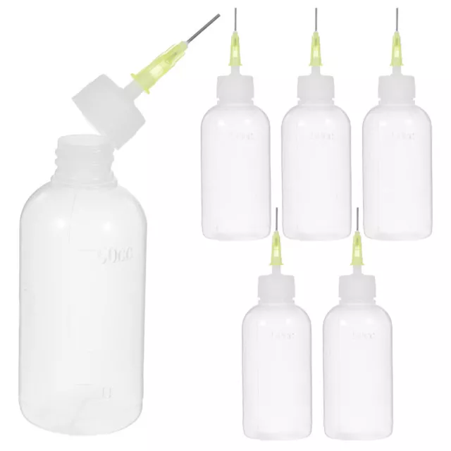 6 Pcs Klebeflasche Mit Nadelspitze Applikatorflasche Für Kleber Alkohol