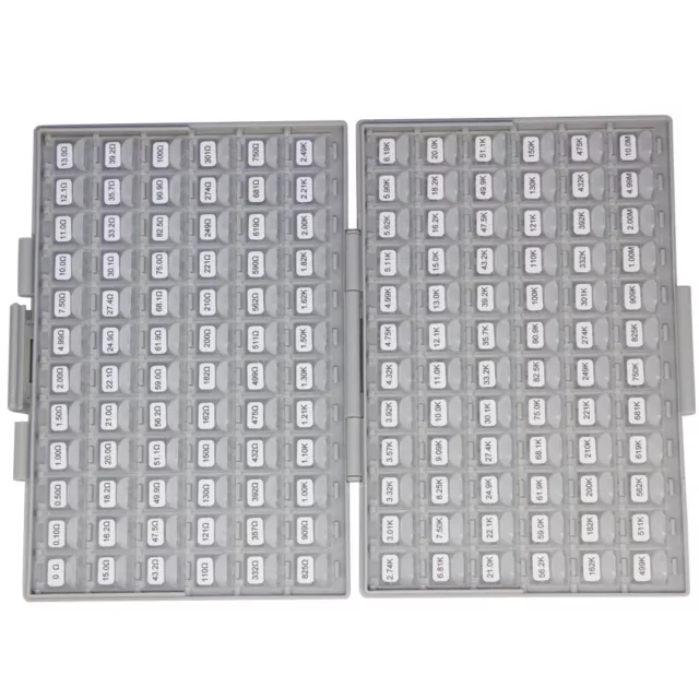 SMD Smt 1206 1% Resistore Kit E96 144 Valore 100pz. 14400pcs Box-All Inserti