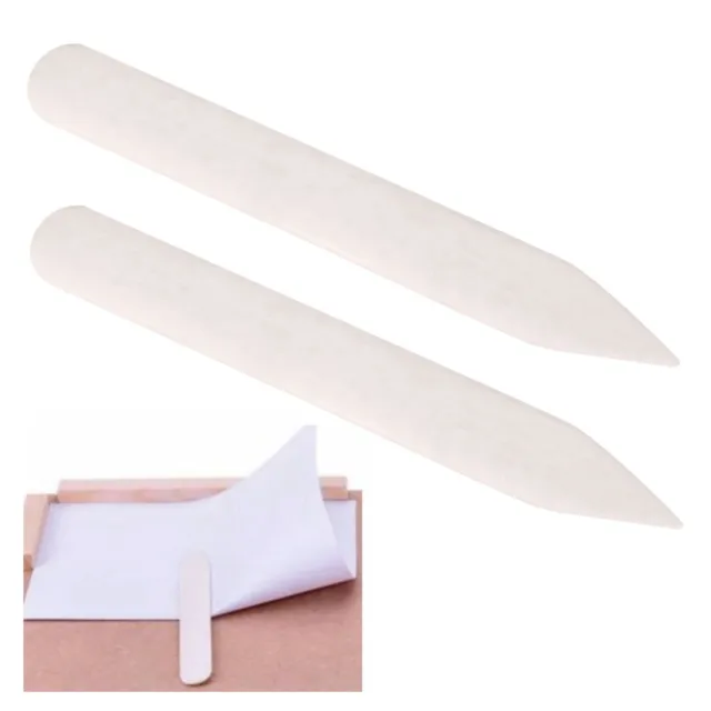 2 Pcs Manual Bone Folder Universal Paper Card Creaser DIY Craft Creasing Tool♡