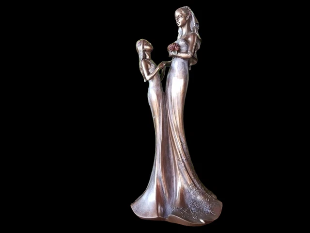 Statuette De Mariage Mariée Avec Bridsmen Veronese Wu73413A4