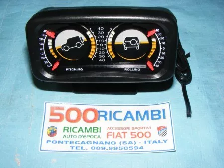 Inclinometro retroilluminato 12V rollio per Fiat Panda 91 1100