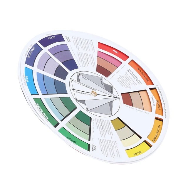 Guía de color mixto rueda de artista seleccionada para tatuaje permanente de cejas SPL