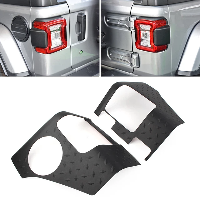 1 Pair Rear Corner Armor Tail Light Guard ABS For Jeep Wrangler JL 2018-2021