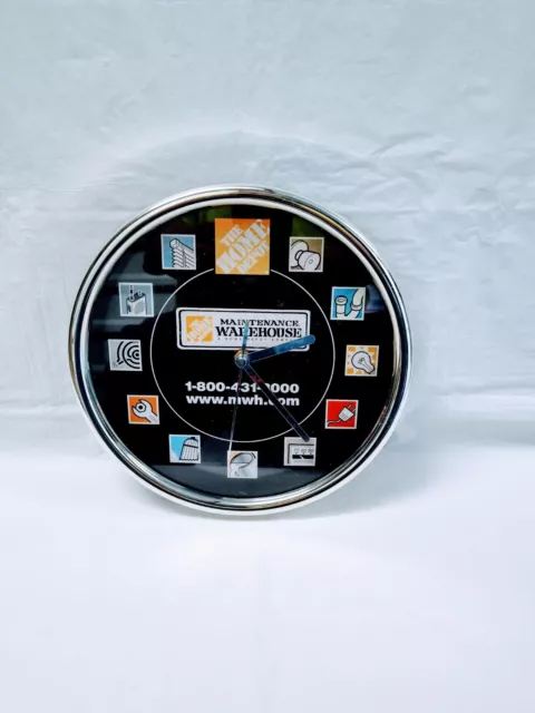 Maintenance Warehouse A Home Depot Company Wall Clock 9 1/2"